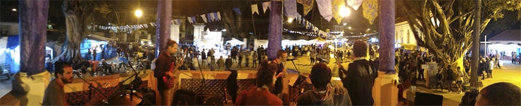 Vista panorâmica de Show no Coreto de São Roque
